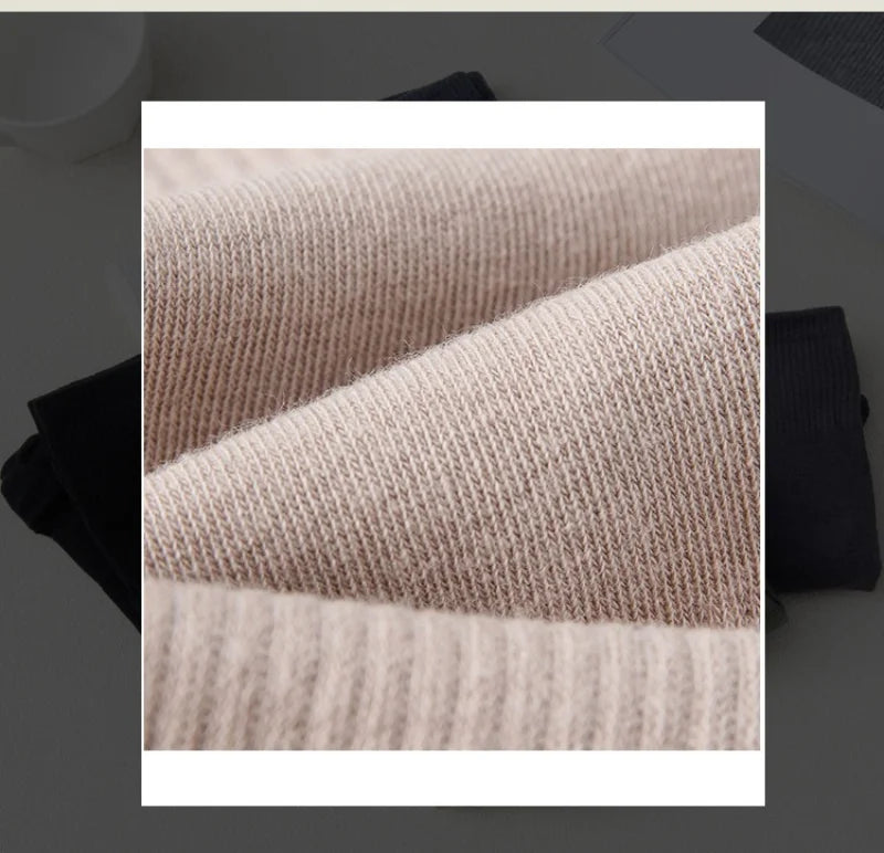 Men's Cotton 5 Toe Socks Mid Cuff Anti Odor Sweat Wicking Non Slip for Spring Autumn Casual Athletic Solid Color Daily Comfort