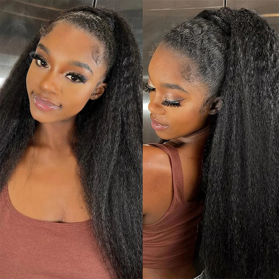 Yaki Straight Human Hair Bundles 100g Per Bundle 100% Human Hair Extensions Sew In Weaves 8-26 Inch Natutral Color 1/3/4 Bundles