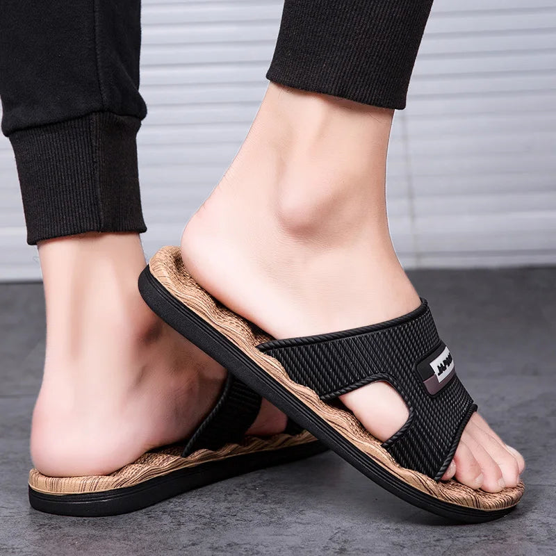 Summer Men Home Slippers Soft Indoor House Shoes Women Slides Sleepers Slipers Bathroom Room Bedroom For Guests Big Size 48 49