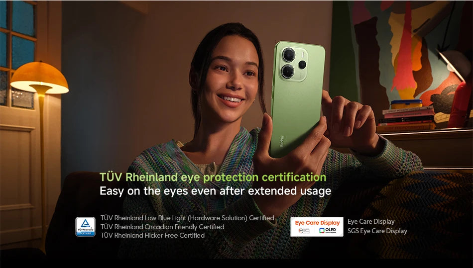 Xiaomi Redmi Note 14 4G NFC helium G99-Ultra 6,67 ''AMOLED screen 120 Hz 108 MP IA camera 5500 mAh battery,Charger Not Included