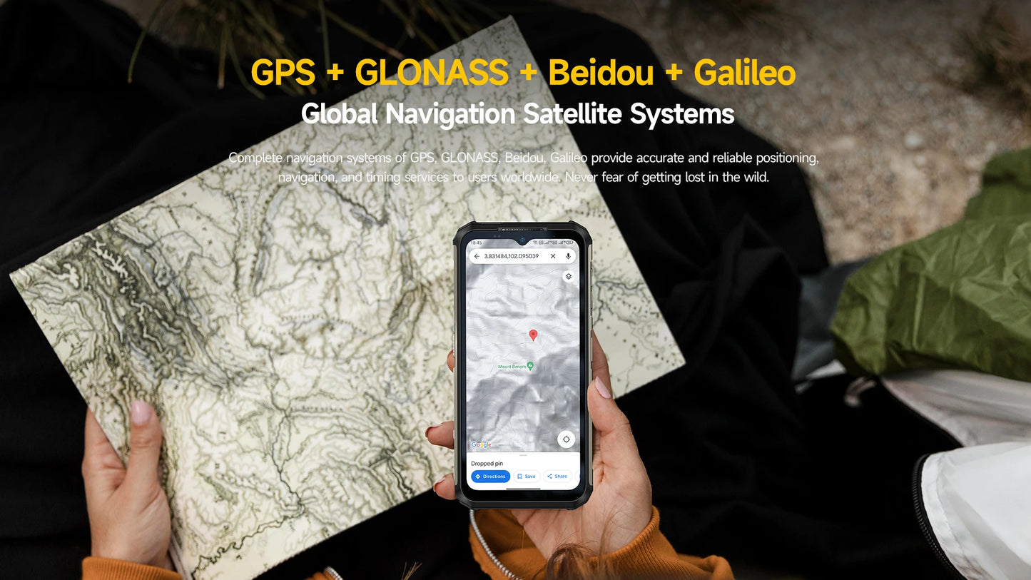 Ulefone Armor 22 Rugged Phone ,16GB (8GB+8GB) RAM ,128GB/256GB ROM , Android 13 Smartphone,NFC 64MP 4G Phone