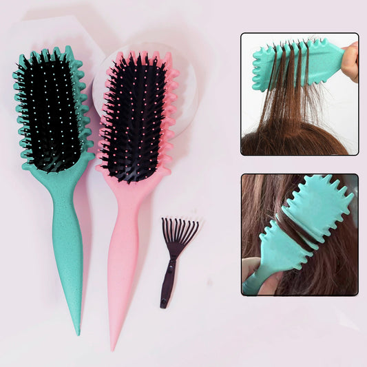 1PCS Curly Hair Definition Styling Brush Wrinkle Removal Hair Brush Entangled Wet Curly Hair Comb Styling Curly Hair Tool