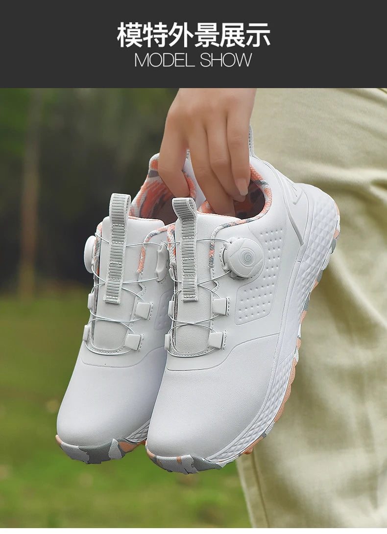 Golf Sneakers Men's Waterproof Fashion Casual Outdoor Comfortable Golfers Footwears Women