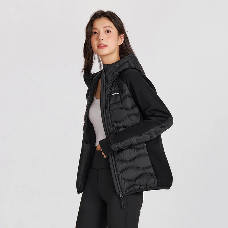 Semir Down Coats Women Slim Fit Patchwork Waterproof Fleece Raglan Sleeve 2025 Winter Clothes Woman New in Coats & Jackets