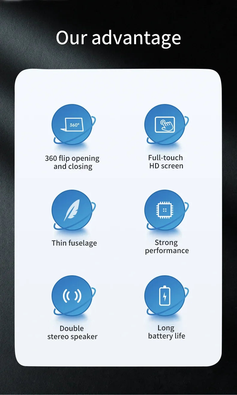 11.6 Inch Touch Screen Notebook 2 in 1 Windows 11 Pro Intel N4020 Tablet PC Computer 8GB DDR4 128GB 256GB 512GB SSD study Laptop