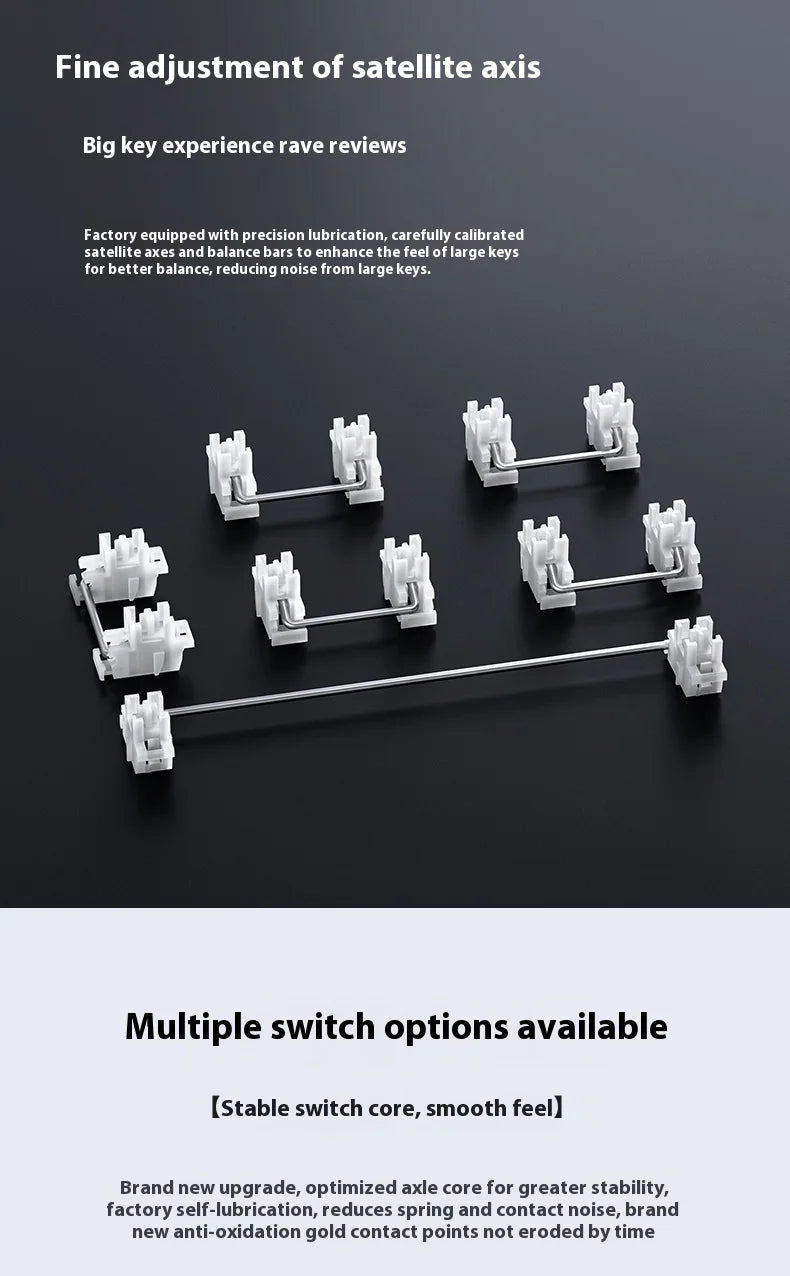 Aula Spider F87 Pro Mechanical Keyboard Wireless Customizable Triple Mode Bluetooth Gaming Esports Computer Side-Engraved Keycap