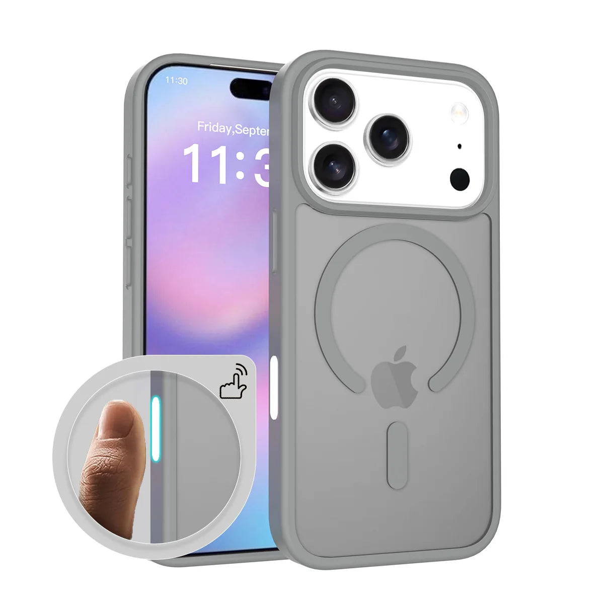 Fit iPhone 17 Pro Matte Case,Compatible with MagSafe Shockproof Protection Translucent Cover For iPhone 17 Air/17 Pro Max/17