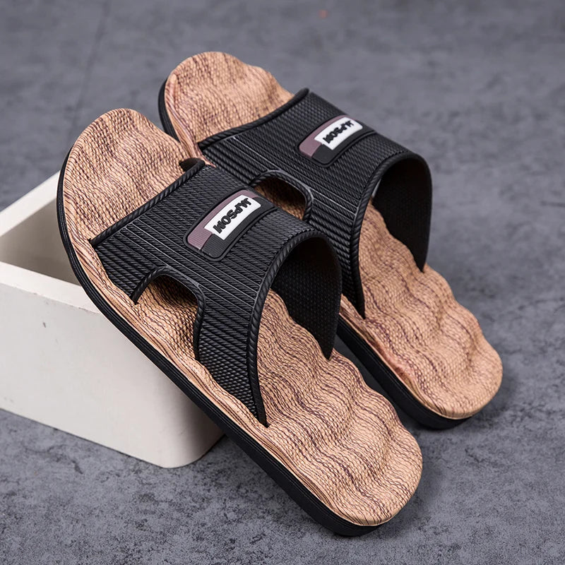 Summer Men Home Slippers Soft Indoor House Shoes Women Slides Sleepers Slipers Bathroom Room Bedroom For Guests Big Size 48 49