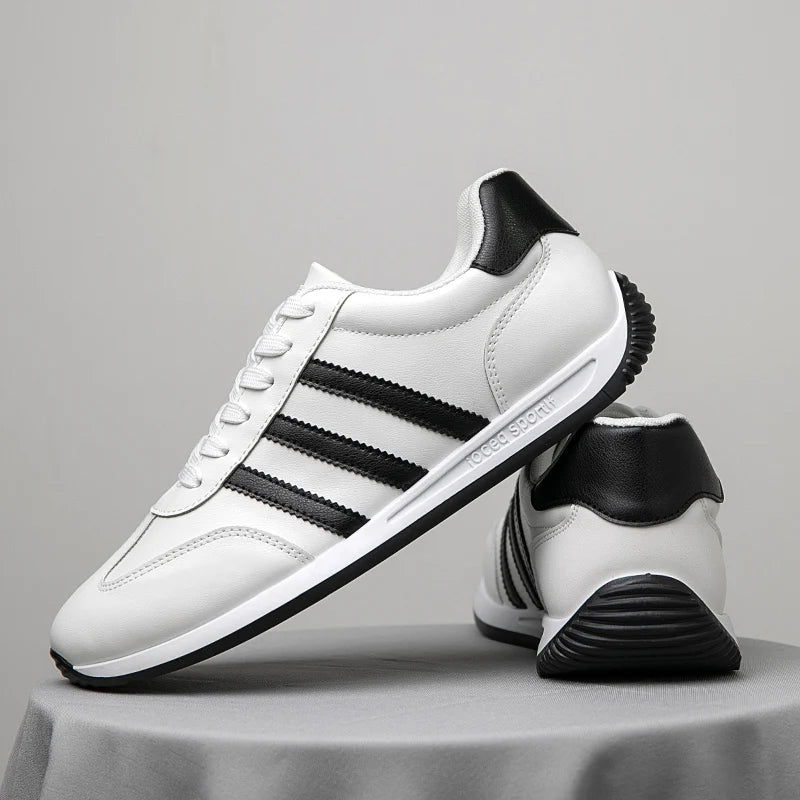 2025Summer Fashion Comfortable Classic New High-Quality Leather Agan Shoes Men's Sneakers Three Colors39-44