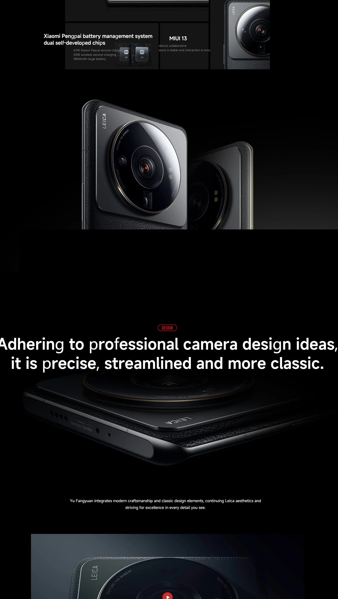 Xiaomi 12S Ultra Global Version Smartphone Celular Snapdragon 8 Gen 1+ Octa Core Black 12G  512G used phones no charger