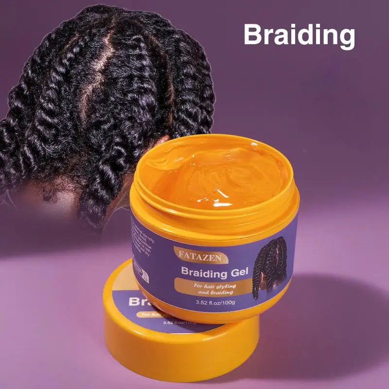 Hair braid gel: delicate texture, easy to clean and shape, easy to create hairstyle and braid