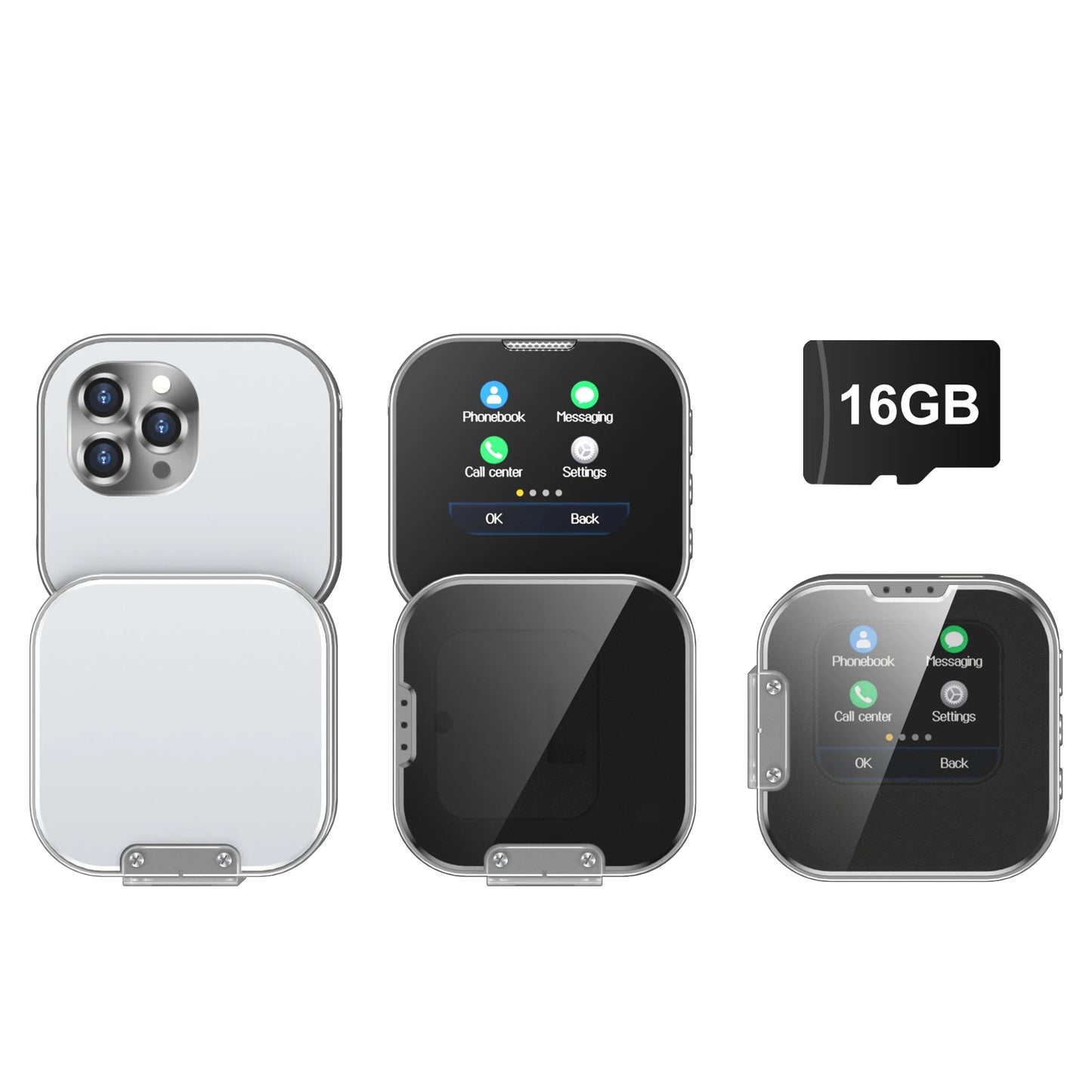 NEW Upgrade SERVO i19 Rotate Touch Screen Phone Dual SIM Bluetooth Dial Sync Music Magic Voice Torch 1.69 Inch 2G Mini Cellphone