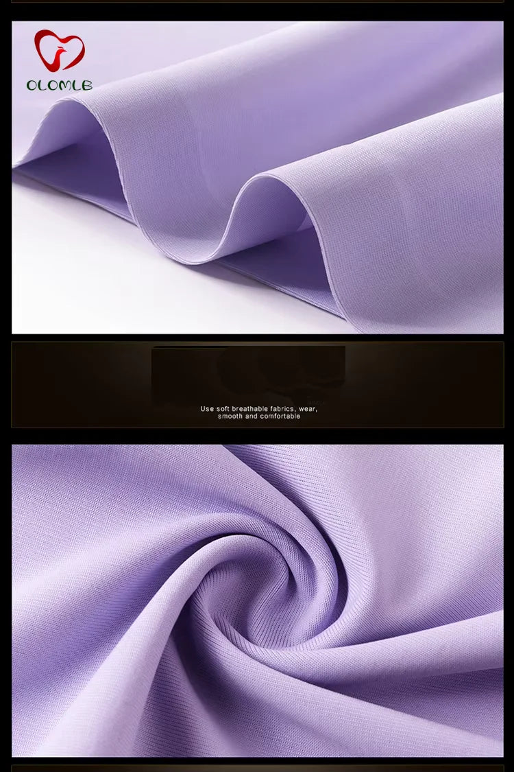 10PCS/Set Women's Panties Seamless Female Underwear Plus Size Cozy Briefs Breathable Silk Satin Lingerie Hot Sale Underpants