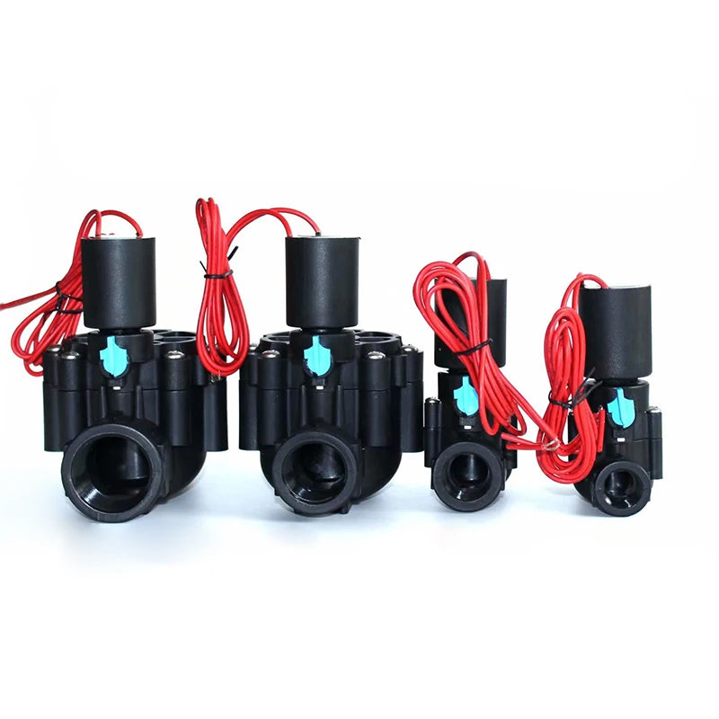 1/2" 3/4" 1" Normally Closed Water Irrigation Solenoid Valve 220V 12V 24V Nylon Valve For Farm Garden Landscape Irrigation