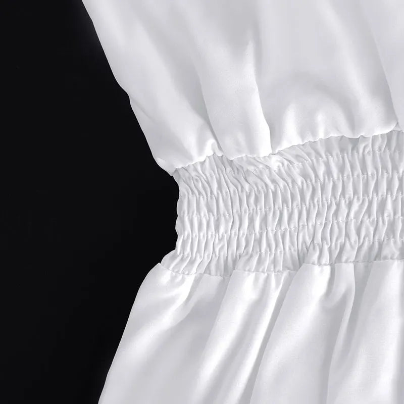 Women's Maxi Dresses Streetwear Fashion New Dresses Beach Style Clothing Elegant Female Sexy V-Neck Backless Casual Slim Dress