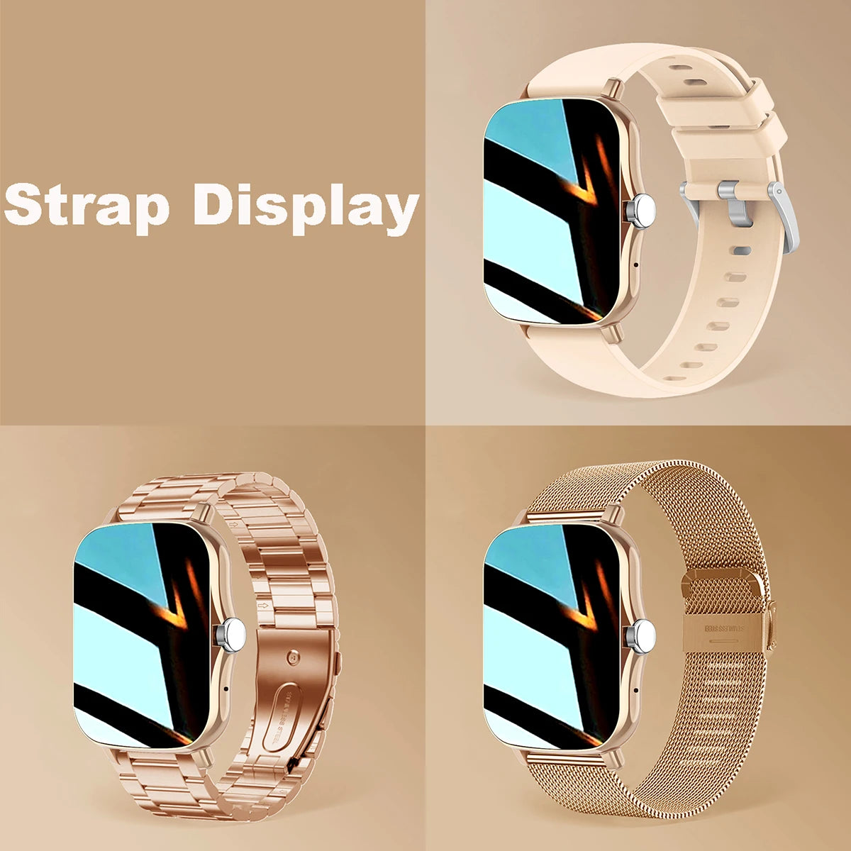 New SmartWatch Men Women 2.02 Amoled BT Call GPS Tracker NFC Sport Waterproof Heart Rate Smart Watch Fitness Tracker
