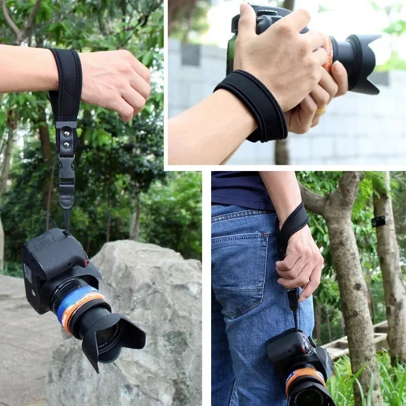 Neoprene Soft Quick Detachable Wrist Hand Strap for DSLR Camera Wrist Strap Camera Accessories camera hand strap