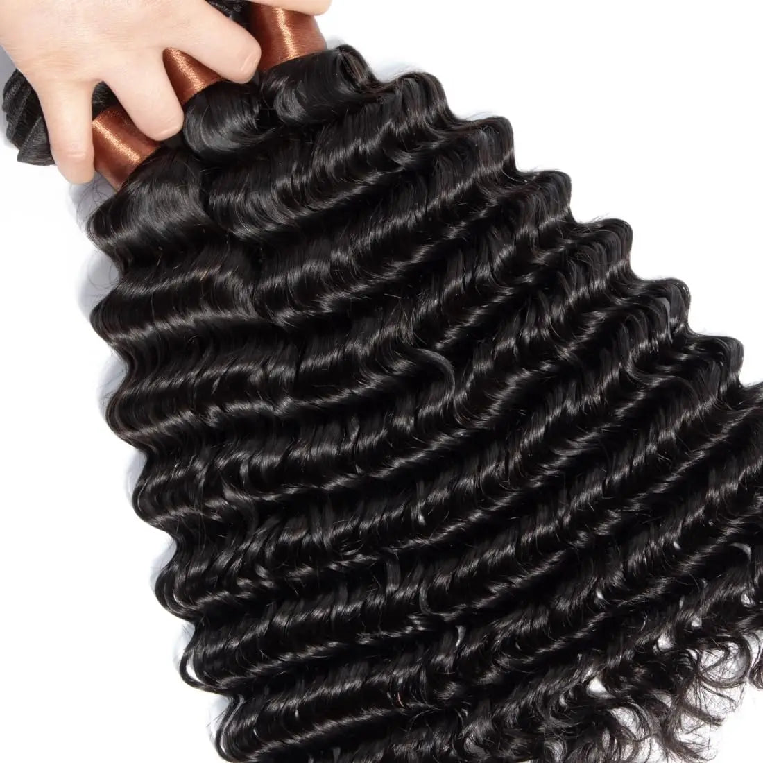 Burmese Curly Hair Bundles with Closure 4x4 Deep Wave Bundles Virgin Human Hair 100% Vietnamese Raw Human Hair Weave Extensions