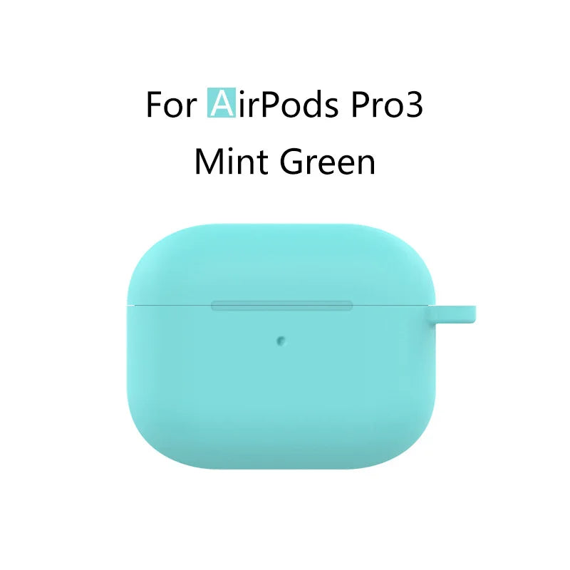 for AirPods Pro 3 Case Cover 2025 with Lanyard Soft Skin Silicone Protective Shockproof Case For AirPods Pro 3 Case Accessories