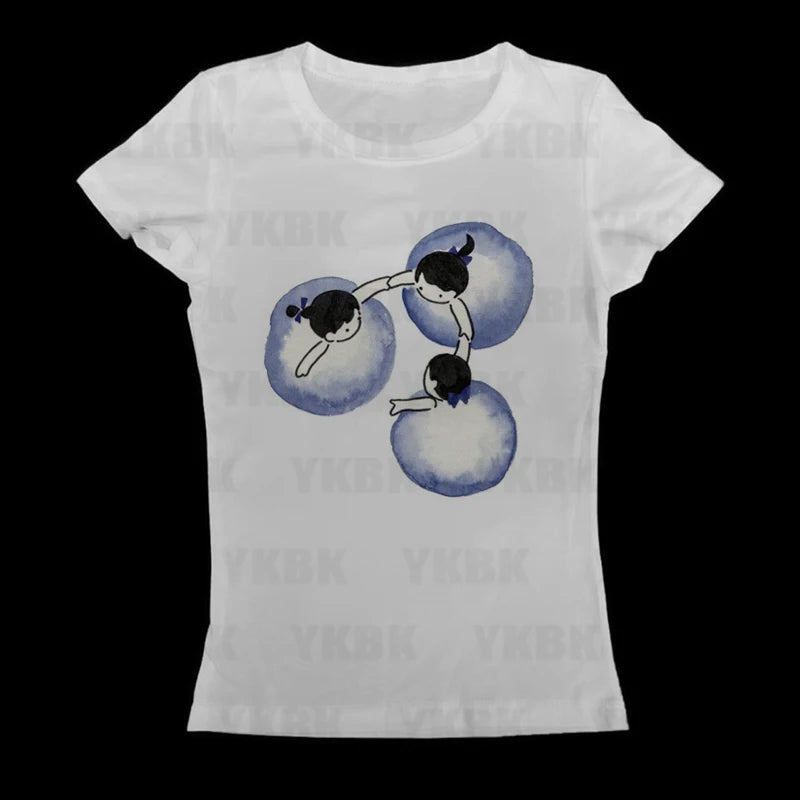 Woman Clothes for Women Trashy Y2k 2000s Tops With Suspenders Female Clothing Crop Top Sexys Summer Women's Cropped Emo Corset