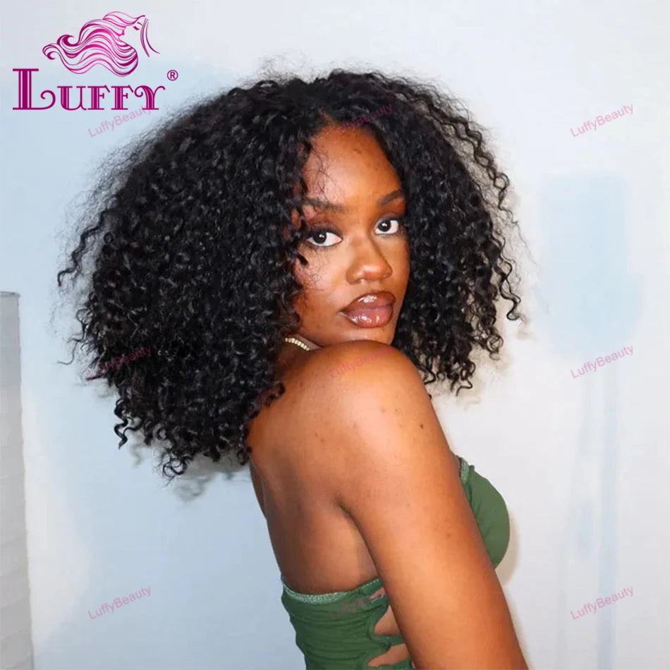 Curly Crochet Human Hair Knotless Pre-Separated Crochet Hair Water Curly With String Pre-Looped Feather Hair Extensions