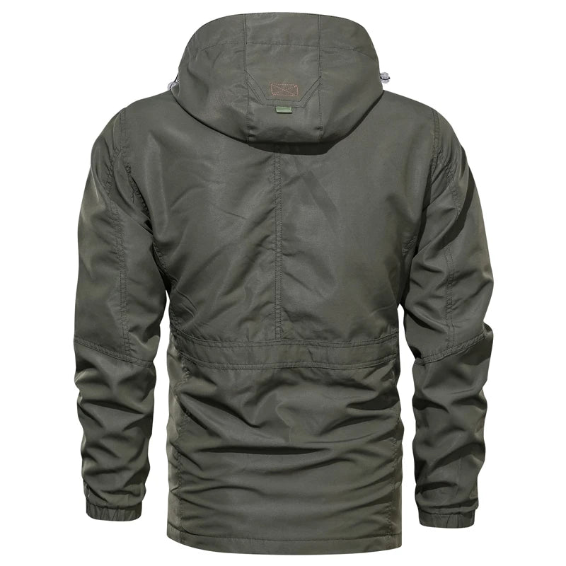 Men's 2023 Autumn Winter New Tactical Jacket Men Outdoor Camping Wear Resistant Coat Men Breathable Sweat Absorption Jackets Men