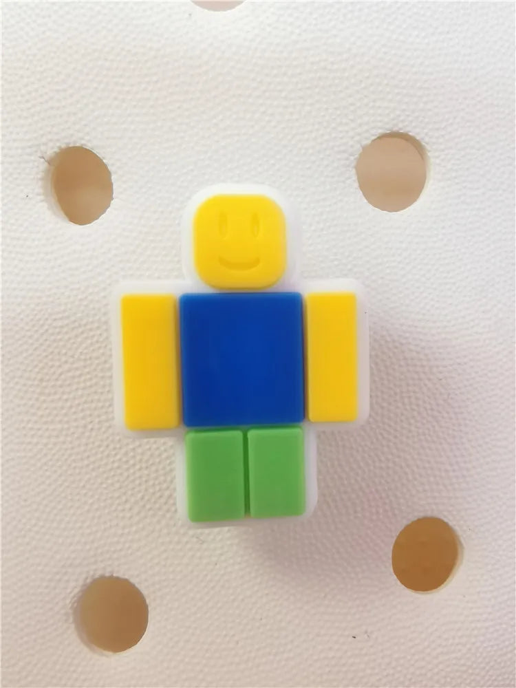 Game Style Shoe Charms Decorations Funny Pattern Buckle Accessories Clogs Charm Ornaments Adult Children Halloween Party Gifts