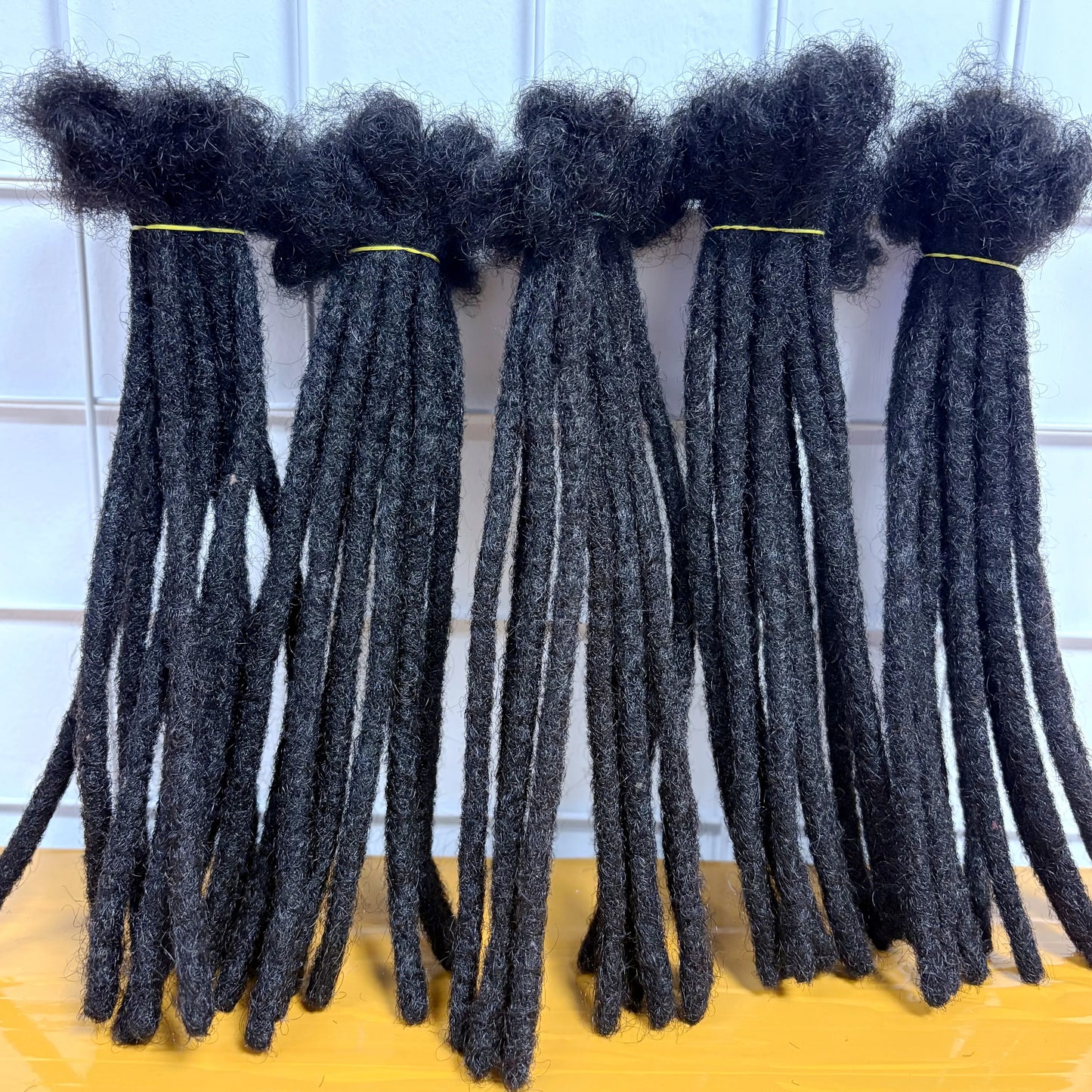 Loc Extension Human Hair 8-14inch 100% Human Hair Handmade Inter Loc Dreadlock Extension with Curly Ends for Men Women Kids