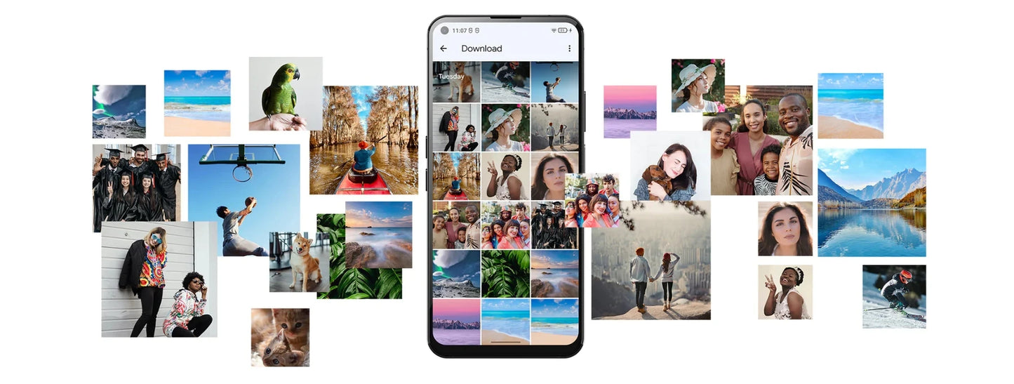 Unihertz Luna Smartphone Rhythm Ambient LED strip Music Phone 8GB RAM 256GB ROM 108MP G99 Mobile Phone Night Vision Cellphone