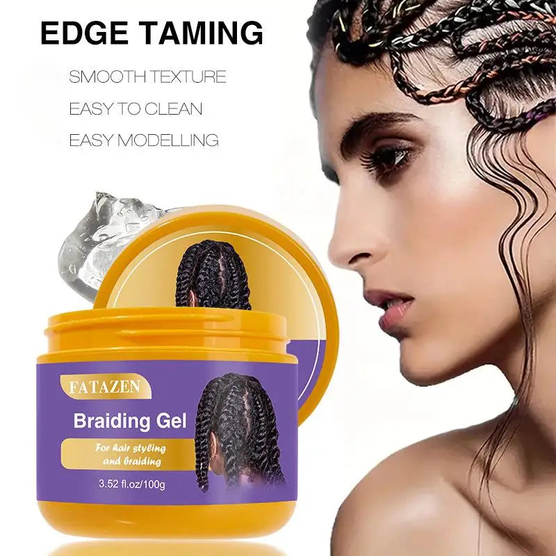 Hair braid gel: delicate texture, easy to clean and shape, easy to create hairstyle and braid