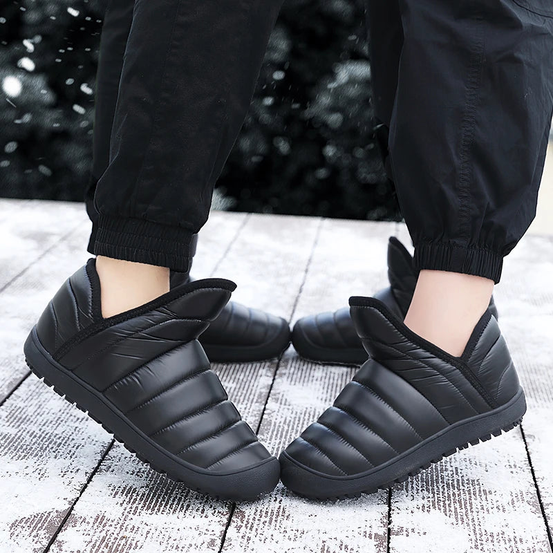 Winter Women Waterproof Snow Boots Lightweight Women Ankle Boots Sneakers Outdoor Sandproof Couple Warm Cotton Boot Botas Mujer