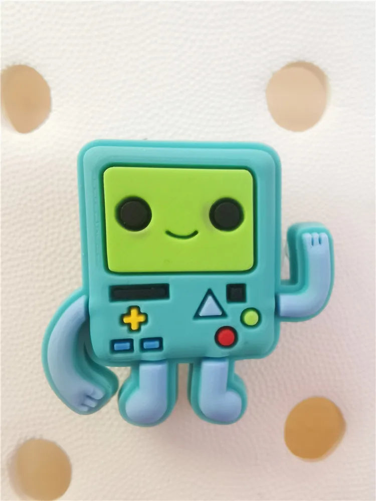 Game Style Shoe Charms Decorations Funny Pattern Buckle Accessories Clogs Charm Ornaments Adult Children Halloween Party Gifts