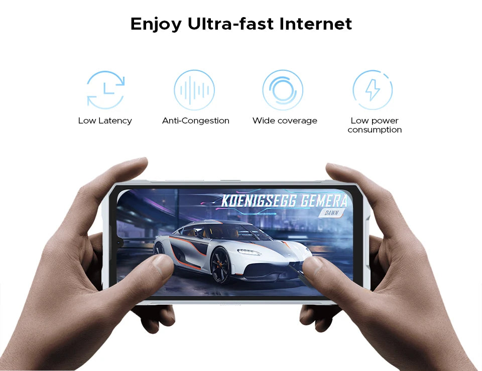 DOOGEE Blade GT Ultra 5G Rugged Smartphone Dimensity 7300 6.72'' 16GB 512GB LED Light Effect Design Ultra-thin Cell Phone