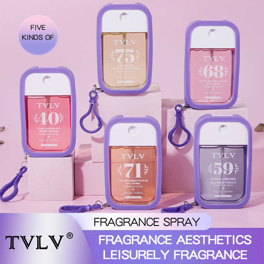TVLV digital perfume silicone hook lasting fresh travel card fragrance eau de toilette spray