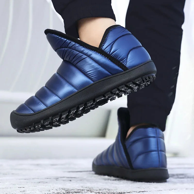 Winter Women Waterproof Snow Boots Lightweight Women Ankle Boots Sneakers Outdoor Sandproof Couple Warm Cotton Boot Botas Mujer