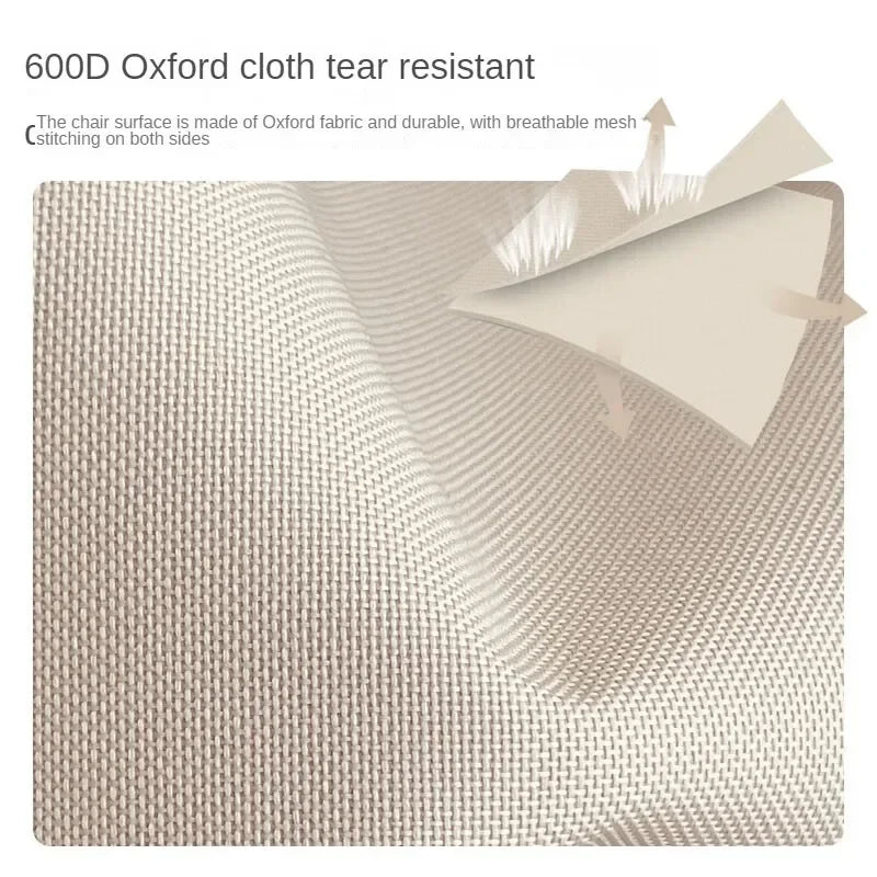 Outdoor Folding Chair Portable Ultralight Oxford Fabric Fishing Moon Chairs Detachable Hiking Camp Lightweight Chair Furniture