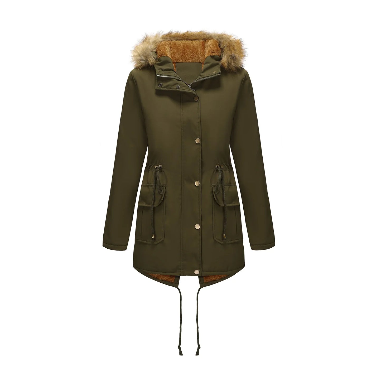 Canada Winter Women's Jacket Coat Parkas Winter Clothes Woman White Goose Down Jacket Fur Hooded Cotton-padded jacket XSYHXY253