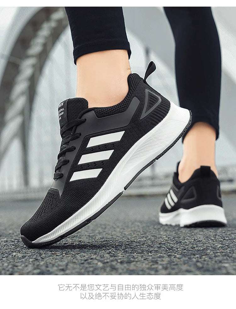 Shoes Men's 2025 Spring New Lightweight Non-slip Fashion Trend All-match Casual Soft Bottom Shock Absorption Running Sports