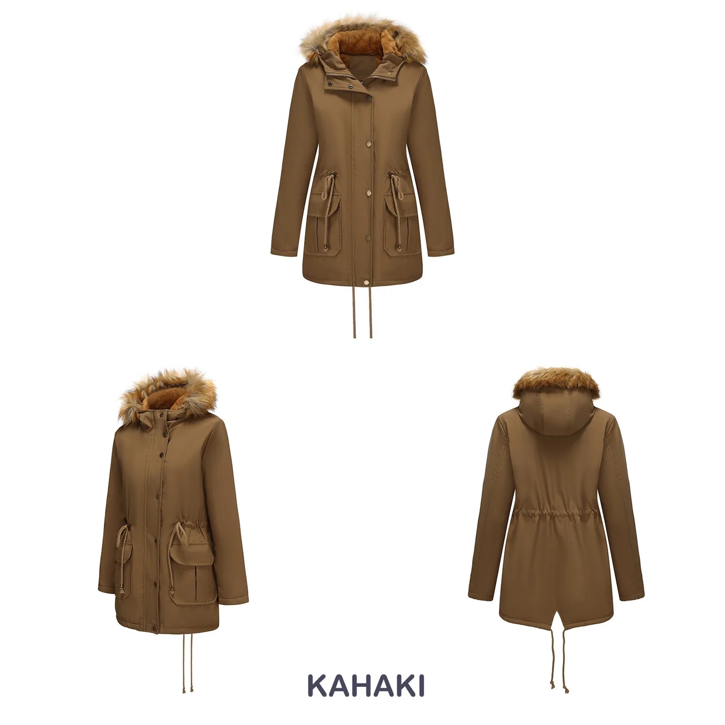 Canada Winter Women's Jacket Coat Parkas Winter Clothes Woman White Goose Down Jacket Fur Hooded Cotton-padded jacket XSYHXY253