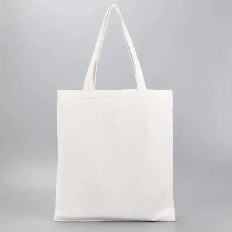 Canvas Bag 10 Pack Bulk Wholesale Cotton Tote Bags for DIY Painting Printing Women Shoulder Bag Shopping Handbag