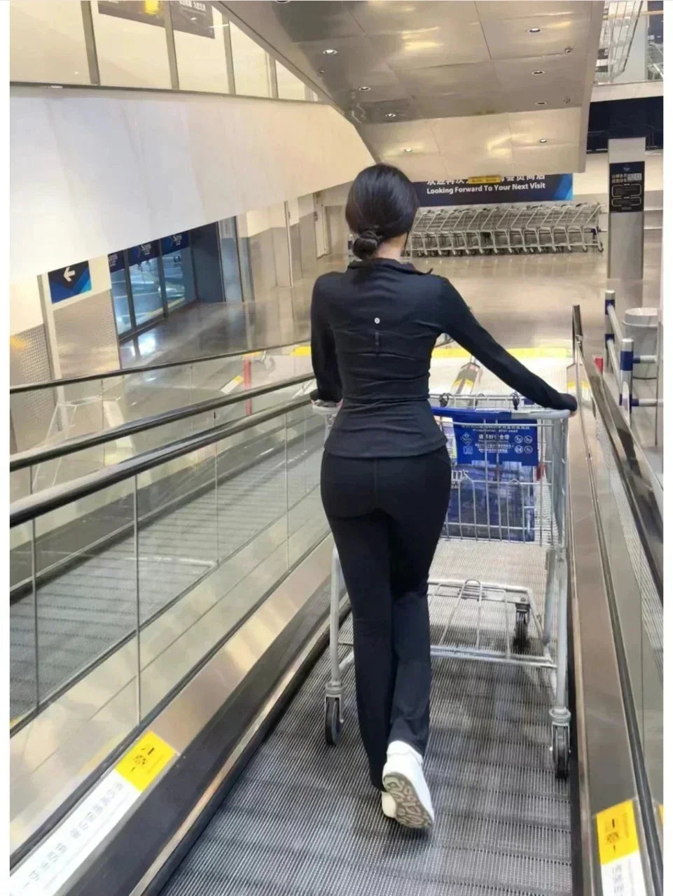 Yoga Clothes Women Define Jacket With Logo Wear Long Sleeve Full Zipper Sports Gym Workout Clothing Slim Fit Dupes Athletic