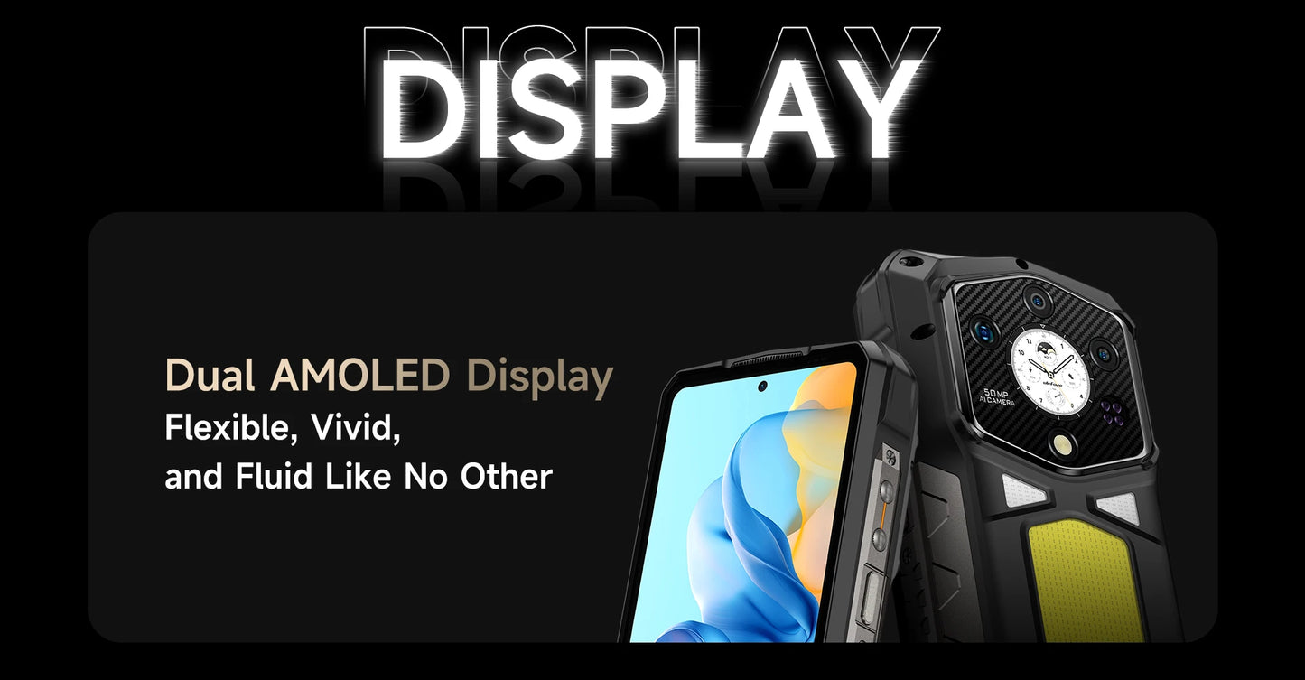 Ulefone Armor 29 Pro 5G AI Rugged Phone 21200mAh 120W 64MP Night Vision 6.67" 120Hz 512GB ROM Mobile MTK Dimensity 7400