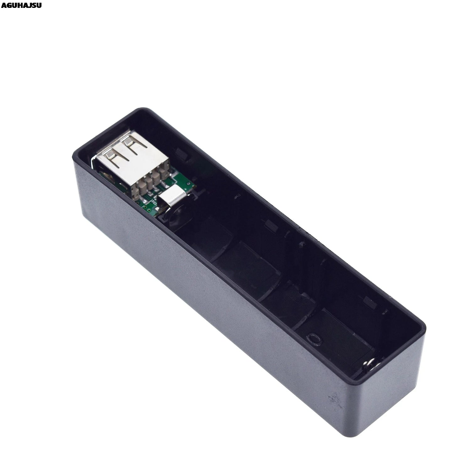 USB Power Bank Case Kit 18650 Battery Charger DIY Box Shell Kit  Black For Arduino molewei