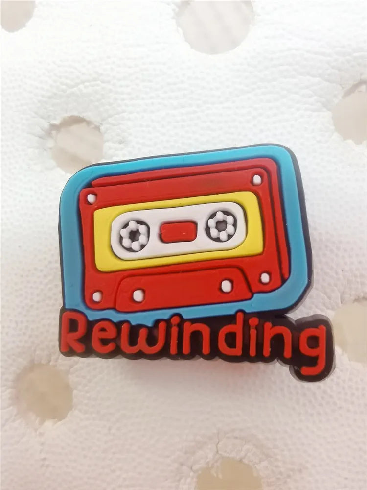 Game Style Shoe Charms Decorations Funny Pattern Buckle Accessories Clogs Charm Ornaments Adult Children Halloween Party Gifts