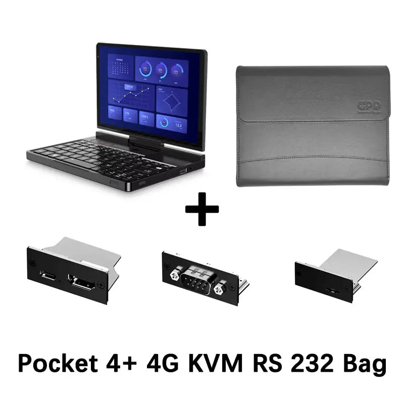 New 2025 version! GPD Pocket 4 8.8-inch AMD AI 9 HX 370 64GB RAM 2TB NVMe 2.5K resolution 144Hz refresh rate Gaming Mini Laptop