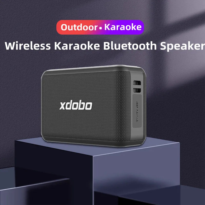 XDOBO X8 PRO 120W Super Power Speaker With 2 Microphone Subwoofer Waterproof Support TWS Wireless Karaoke Stereo Outdoor Speaker