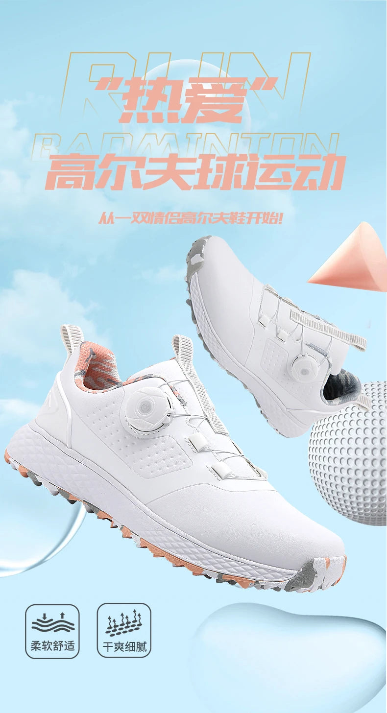 Golf Sneakers Men's Waterproof Fashion Casual Outdoor Comfortable Golfers Footwears Women