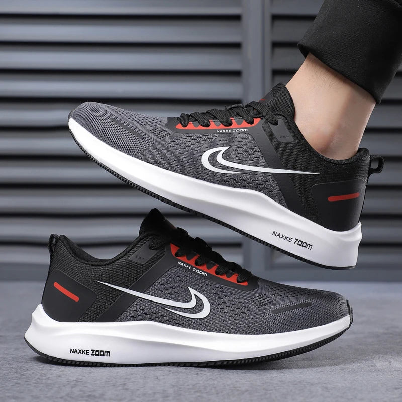 Men's Shoes 2025 New Summer Breathable Mesh Casual Sports Shoes Men's Trendyy Versatile Work Running Shoes