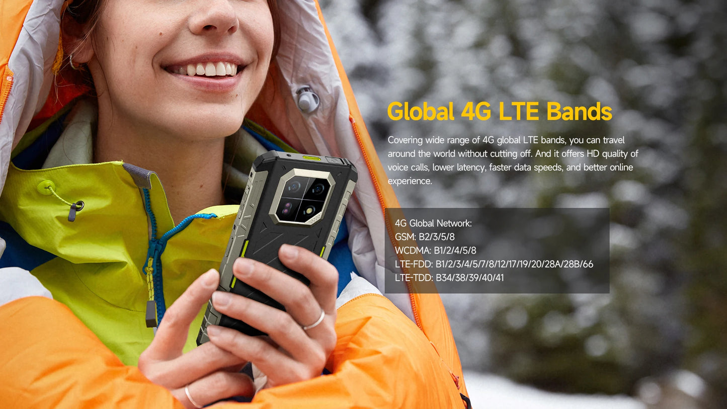 Ulefone Armor 22 Rugged Phone ,16GB (8GB+8GB) RAM ,128GB/256GB ROM , Android 13 Smartphone,NFC 64MP 4G Phone
