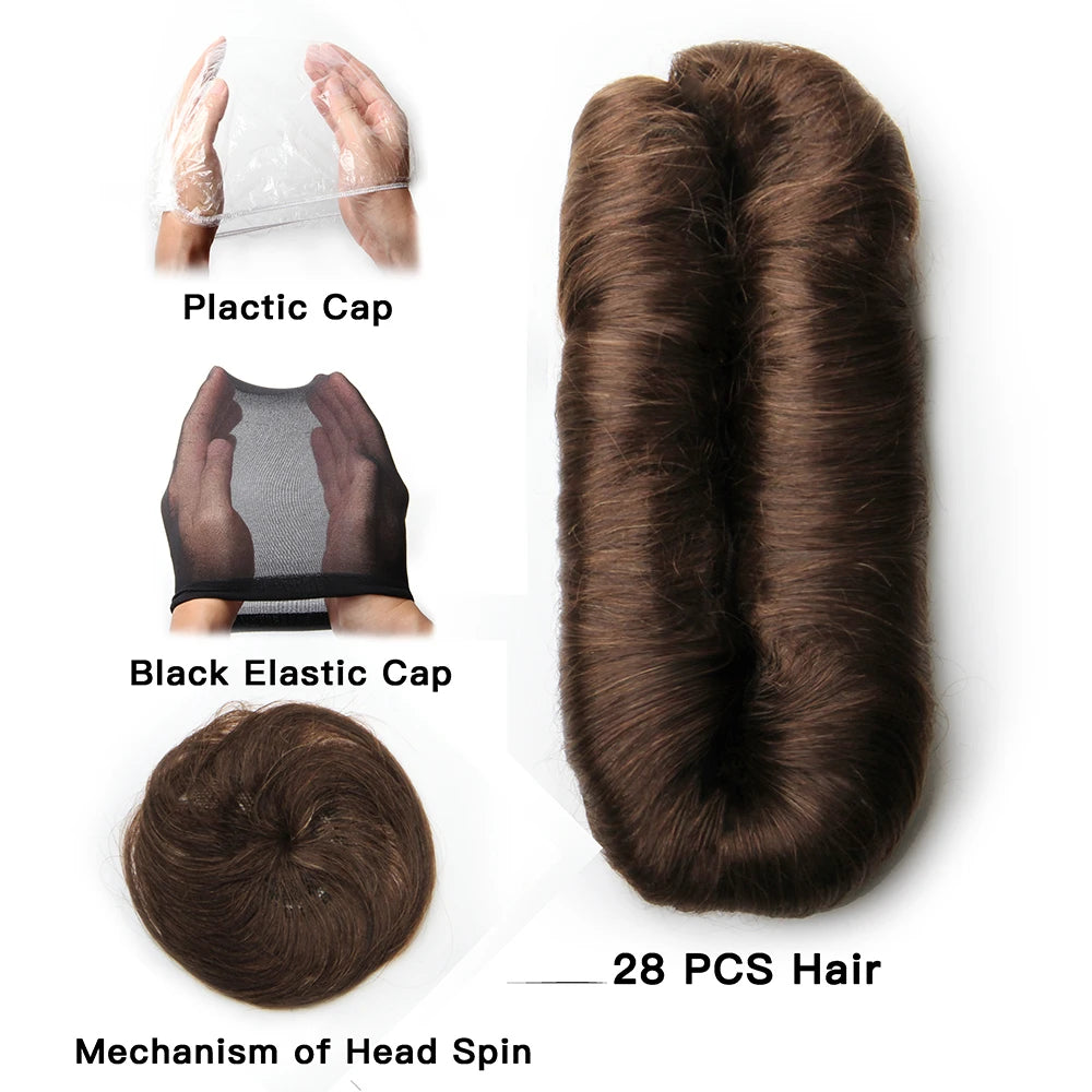 Brown Short Human Hair Bundles Raw Indian Curly Bundles 1B 99J 30 4 Colored 100% Remy Human Hair Extensions 3 4 5 Inches